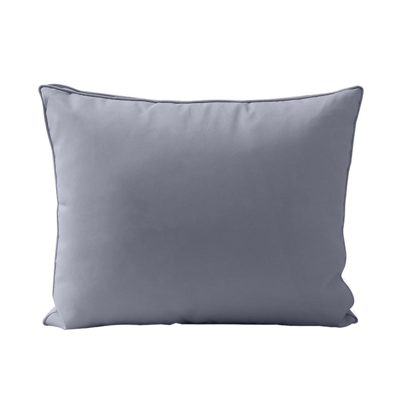 STYLE 3 - Outdoor Daybed Bolster Backrest Pillow Cushion Crib Size |COVERS ONLY|