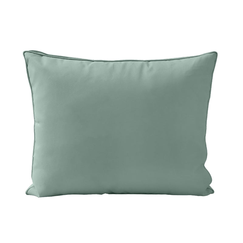 STYLE 3 - Outdoor Daybed Bolster Backrest Pillow Cushion Full Size |COVERS ONLY|