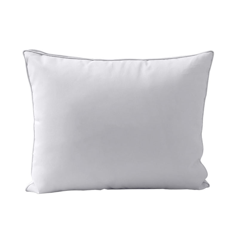 STYLE 3 - Outdoor Daybed Bolster Backrest Pillow Cushion Queen Size |COVERS ONLY|