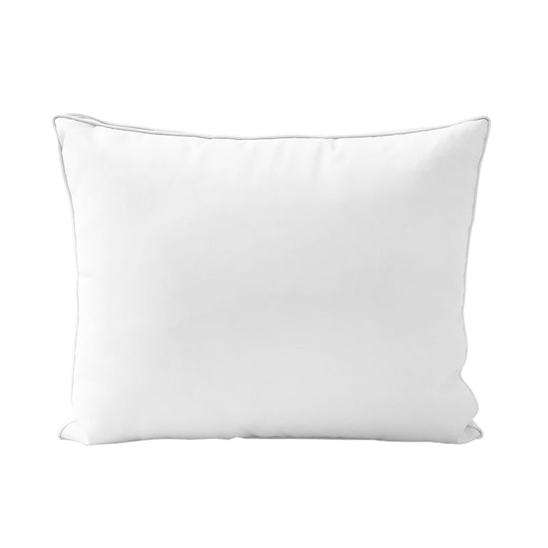 STYLE 3 - Outdoor Daybed Bolster Backrest Pillow Cushion Full Size |COVERS ONLY|