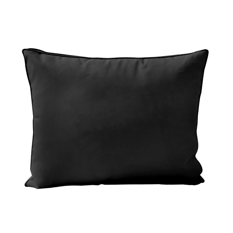 STYLE 3 - Outdoor Daybed Bolster Backrest Pillow Cushion Full Size |COVERS ONLY|