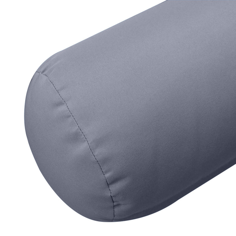 Style4 Queen Size 5PC Knife Edge Outdoor Daybed Mattress Bolster Pillow Fitted Sheet Slip Cover Only AD001