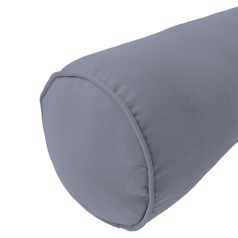 Style4 Twin Pipe Trim Bolster & Back Pillow Cushion Outdoor SLIP COVER ONLY AD001