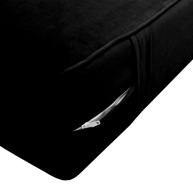 Same Pipe 6" Twin Size 75x39x6 Velvet Indoor Daybed Mattress Fitted Sheet |COVER ONLY|-AD374