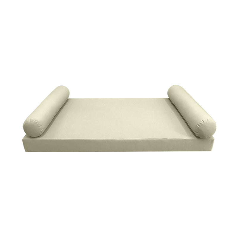 STYLE 5 - Outdoor Daybed Cover Mattress Cushion Pillow Insert Full Size