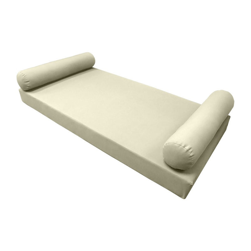 STYLE 5 - Outdoor Daybed Cover Mattress Cushion Pillow Insert Full Size