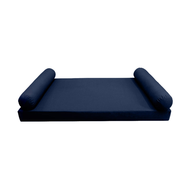 STYLE 5 - Outdoor Daybed Cover Mattress Cushion Pillow Insert Full Size