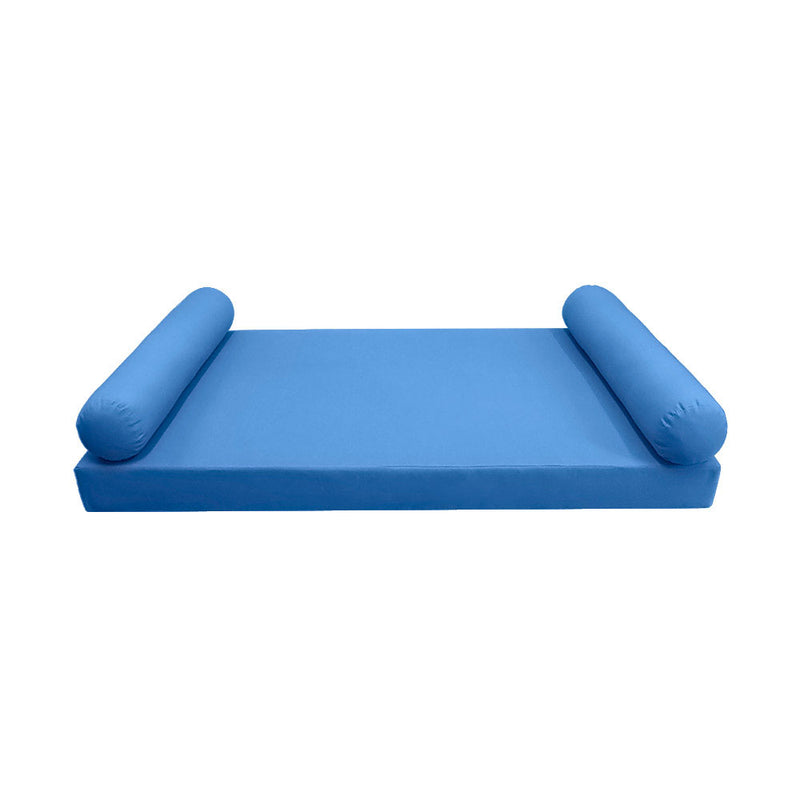 STYLE 5 - Outdoor Daybed Cover Mattress Cushion Pillow Insert Full Size