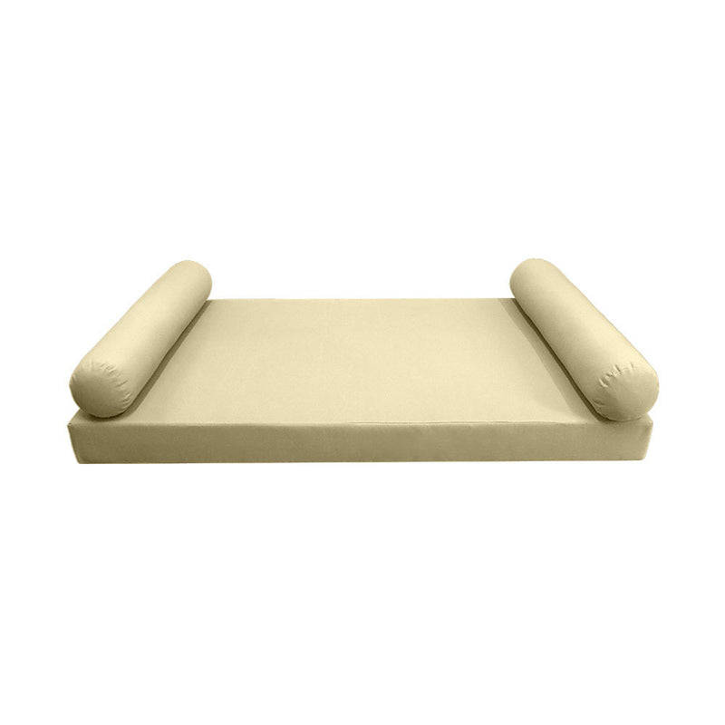 STYLE 5 - Outdoor Daybed Cover Mattress Cushion Pillow Insert Full Size