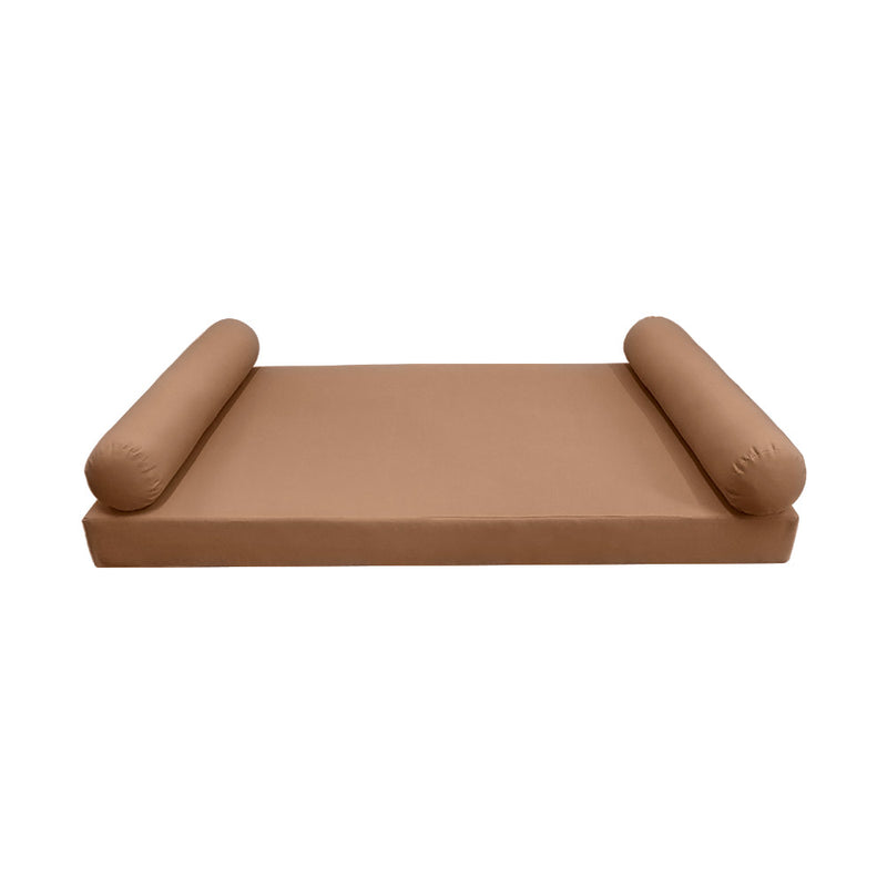 STYLE 5 - Outdoor Daybed Cover Mattress Cushion Pillow Insert Full Size