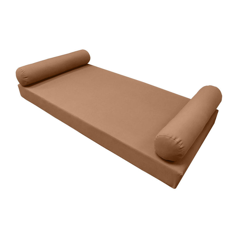 STYLE 5 - Outdoor Daybed Cover Mattress Cushion Pillow Insert Full Size