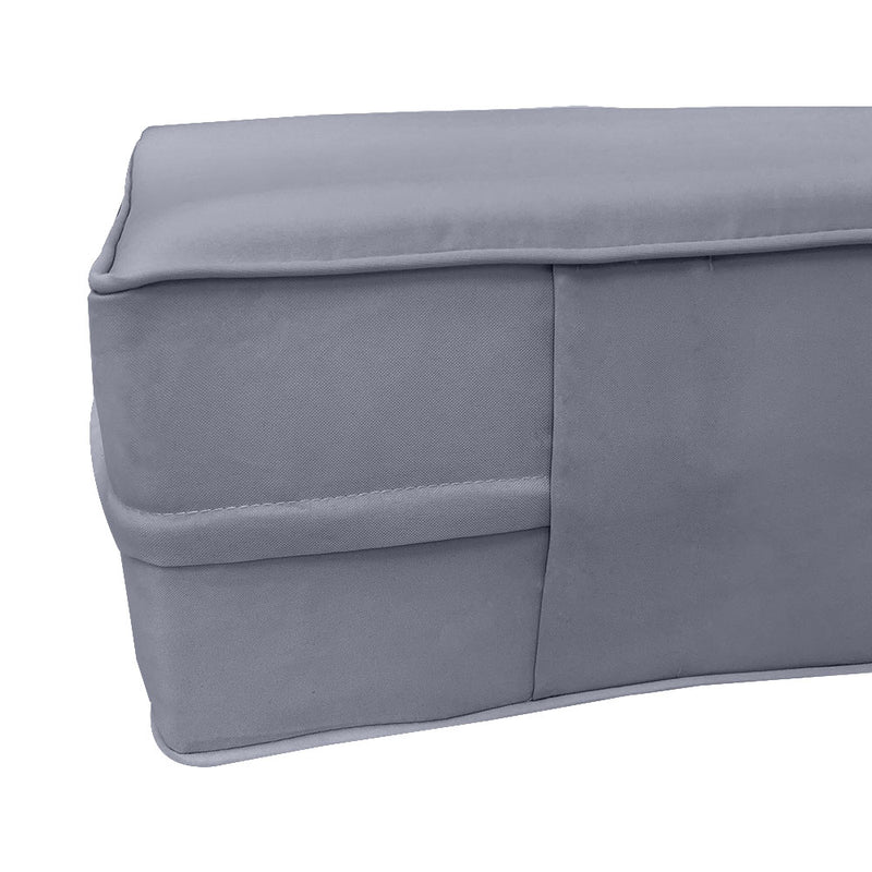 STYLE 5 - Outdoor Daybed Cover Mattress Cushion Pillow Insert Full Size