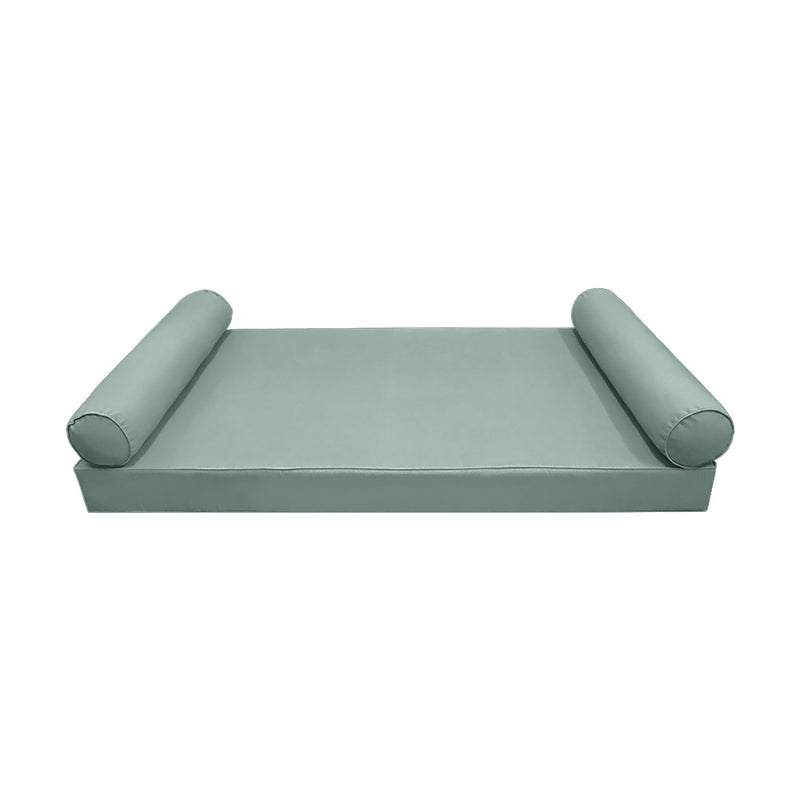 STYLE 5 - Outdoor Daybed Cover Mattress Cushion Pillow Insert Full Size