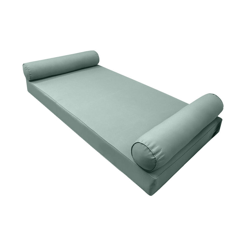 STYLE 5 - Outdoor Daybed Cover Mattress Cushion Pillow Insert Full Size