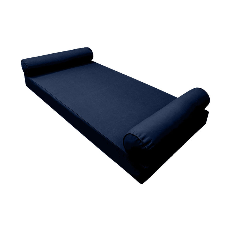 STYLE 5 - Outdoor Daybed Cover Mattress Cushion Pillow Insert Full Size