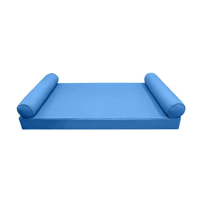 STYLE 5 - Outdoor Daybed Cover Mattress Cushion Pillow Insert Full Size