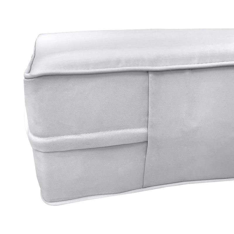 STYLE 5 - Outdoor Daybed Cover Mattress Cushion Pillow Insert Full Size