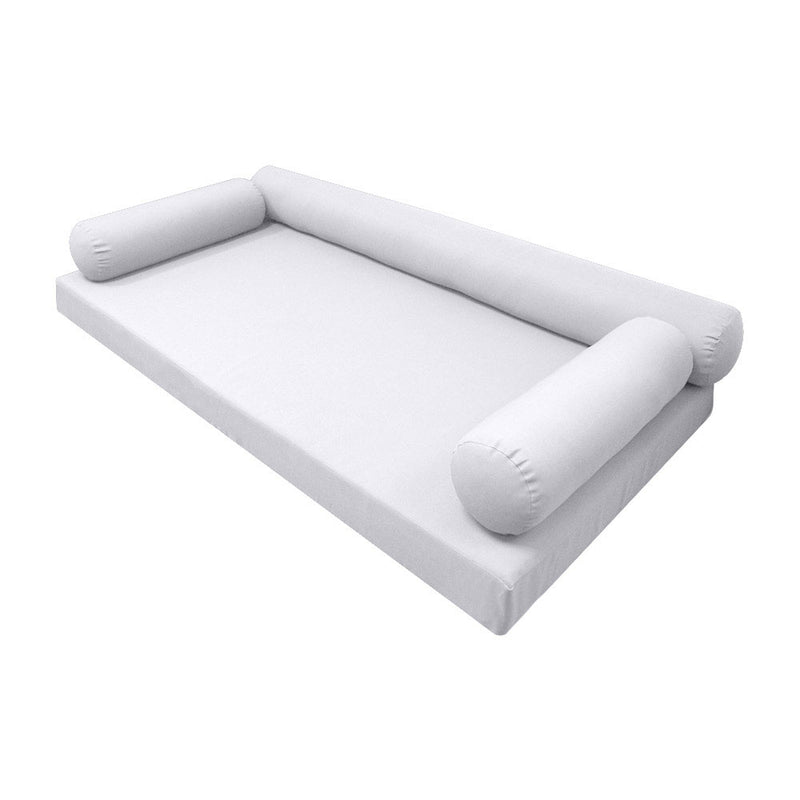 STYLE 6 - Outdoor Daybed Cover Mattress Cushion Pillow Insert Full Size