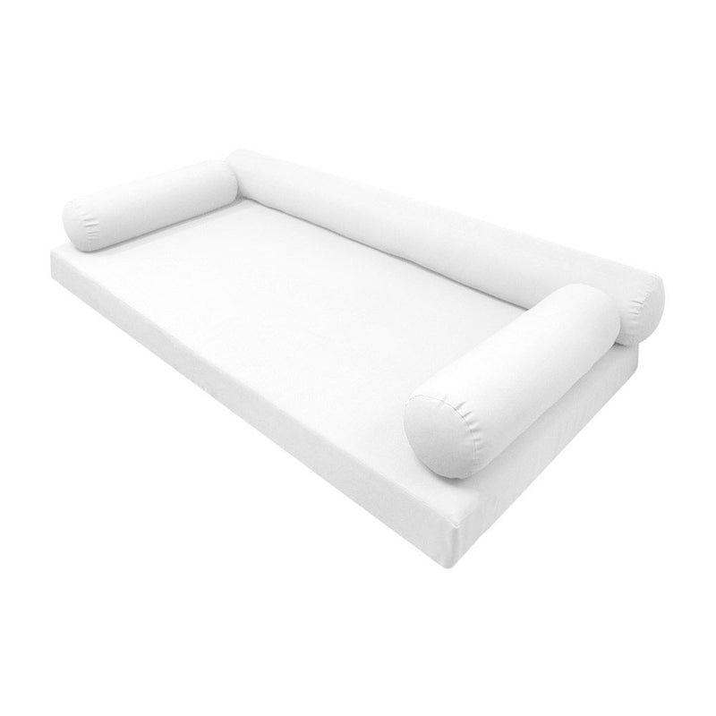 STYLE 6 - Outdoor Daybed Cover Mattress Cushion Pillow Insert Full Size