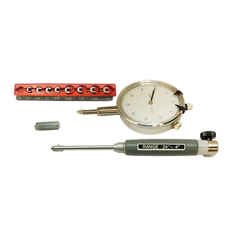 0.24-0.4'' Dial Indicator Bore Gage Set .0005 GRAD Gauge  Engine Cylinder Hole