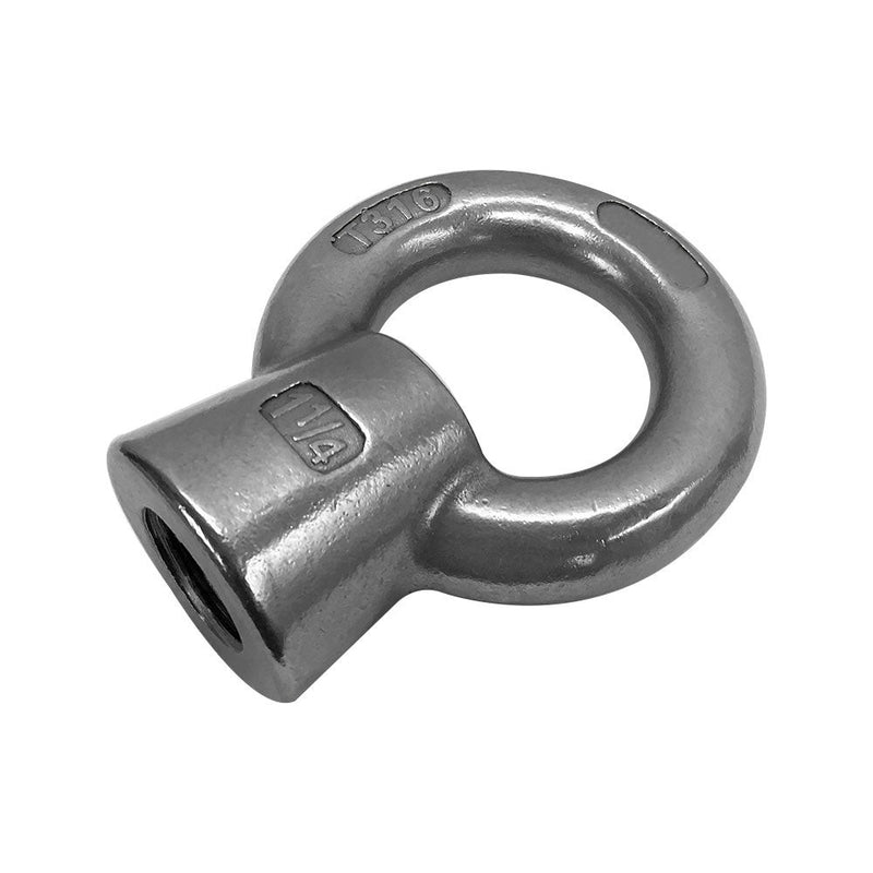 1-1/4" Boat Marine T316 Stainless Steel Lifting Eye Nut 9,000 LBS Cap UNC Tap