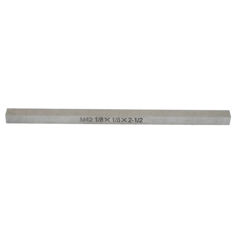 1/8'' x 1/8'' x 2-1/2'' M42 HSS Square Tool Bit Lathe Fly Cutter Mill Blank