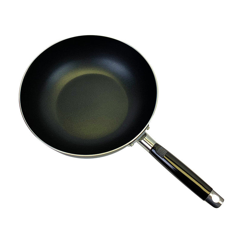 12''(30cm) Non-Stick Coating Wok Frying Pan Cooking Pot Cookware Kitchen Supply