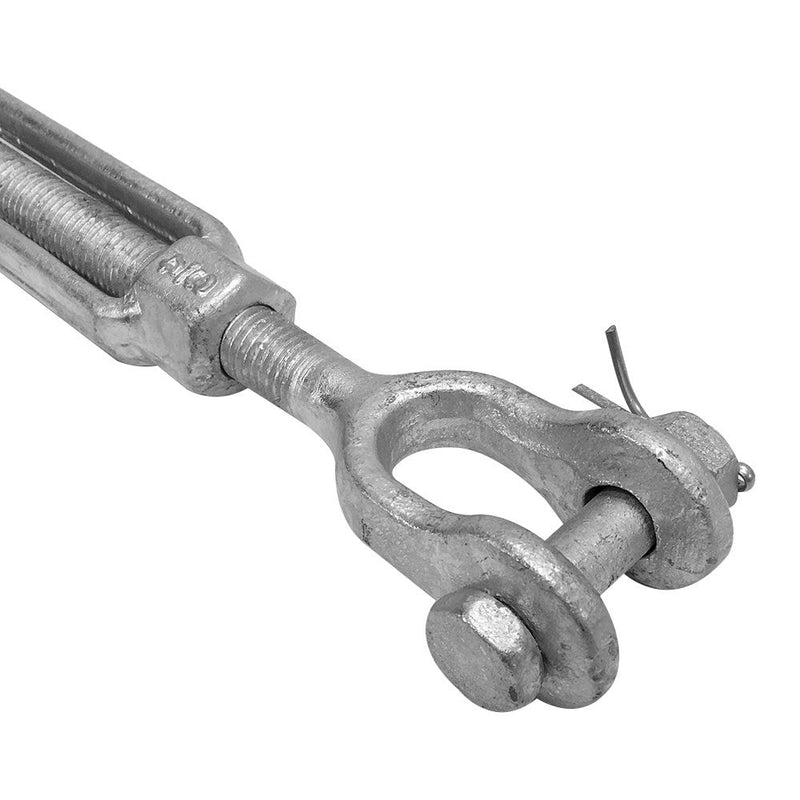 3/4" x 9" Forged Galvanized EYE JAW Turnbuckle 5,200 Working Load Cap. Boat Marine Hardware