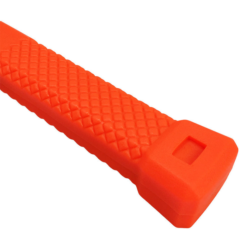 4 Lbs Dead Blow Rubber Mallet 14-1/2'' Length Hammer Non-Marring Rubber Coating Neon Orange