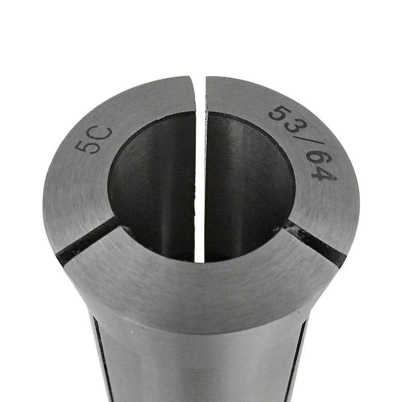 53/64" 5c Round Collet .0006" TIR 1" High Grade Steel