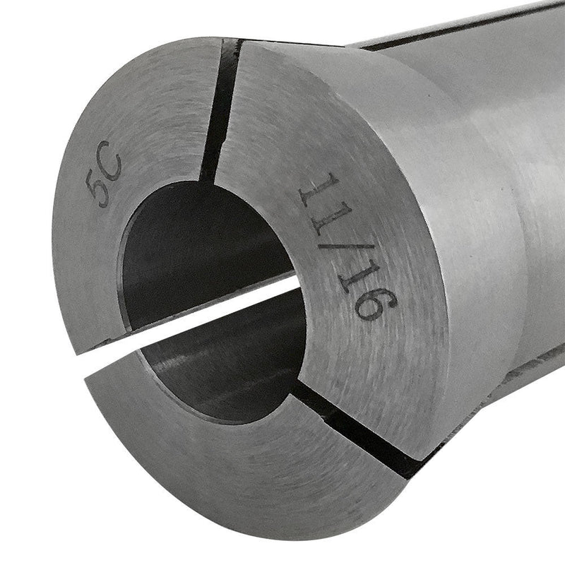 11/16" 5C Round Collet 0.0006" High Precision For Machining Turning High Grade Steel