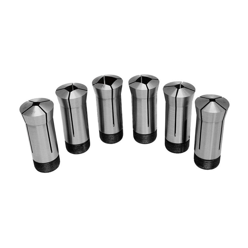 6 Pc 5c Square Collet Set 1/4'' - 3/4''Harden Machinist Tool 40CR Chuck 5C Collet Set