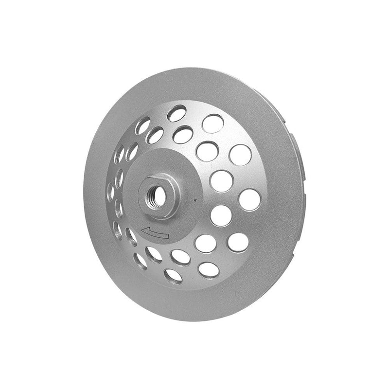 7'' Double Row Diamond Grinding Cup Wheel 7'' x 5/8''-11 Concrete Masonry Stone Marble Angle Grinder