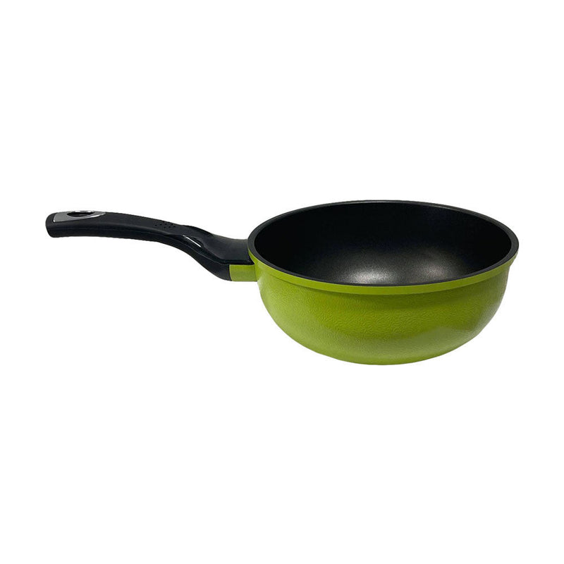 8'' (20cm) 3D Diamond Coating Nonstick Wok Cookware