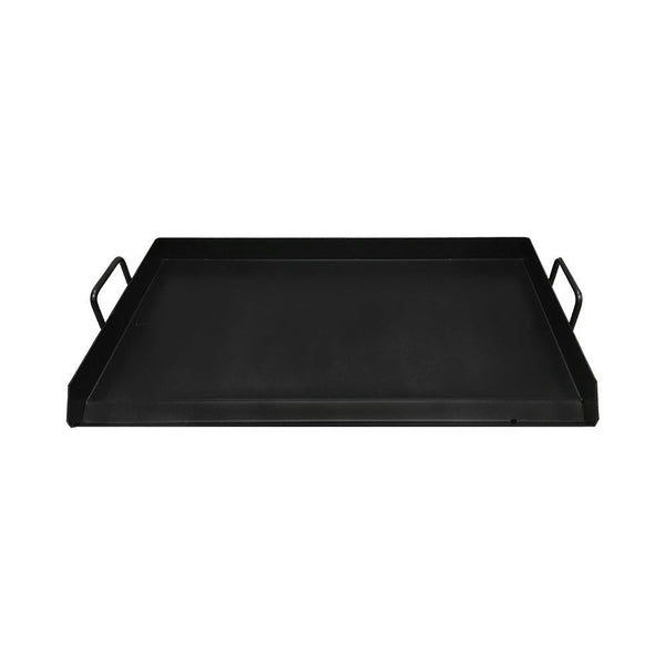 HD 32'' Black Steel Non Stick Coating Flat Top Griddle Grill Plancha For Double Burner