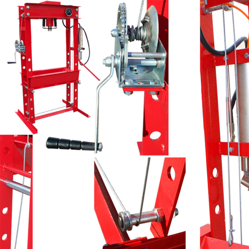 Heavy Duty 45 Ton Air Hydraulic Floor Shop Press Air Pump