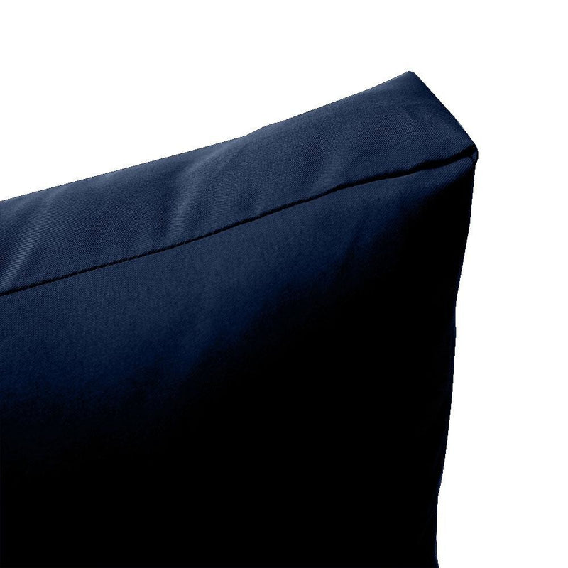 Knife Edge Large 26x30x6 Deep Seat Back Cushion Slip Cover Set AD101