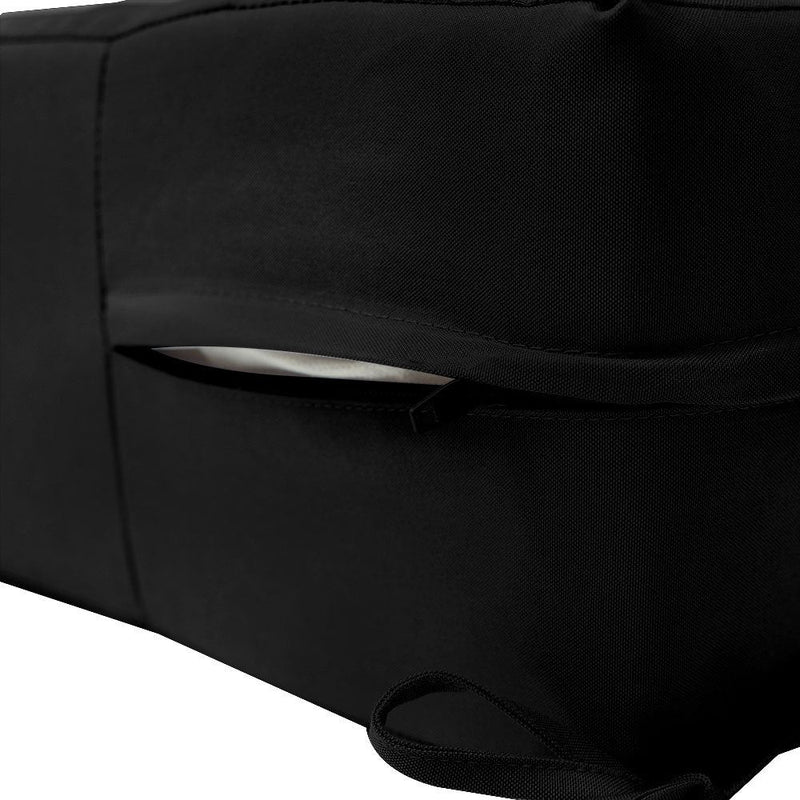 Knife Edge Large 26x30x6 Deep Seat Back Cushion Slip Cover Set AD109