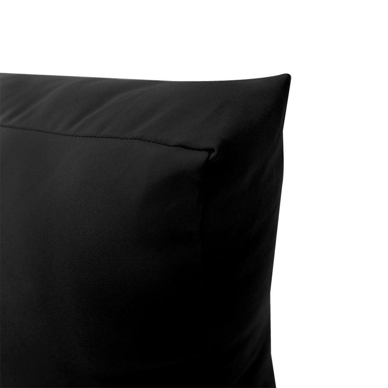 Knife Edge Large 26x30x6 Deep Seat Back Cushion Slip Cover Set AD109