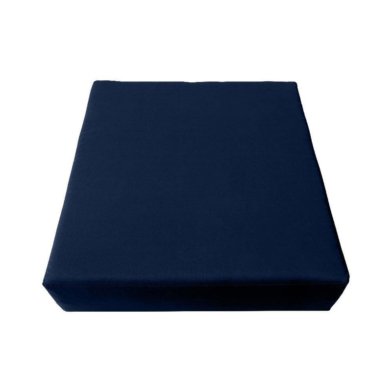 Knife Edge Medium 24x26x6 Deep Seat Back Cushion Slip Cover Set AD101