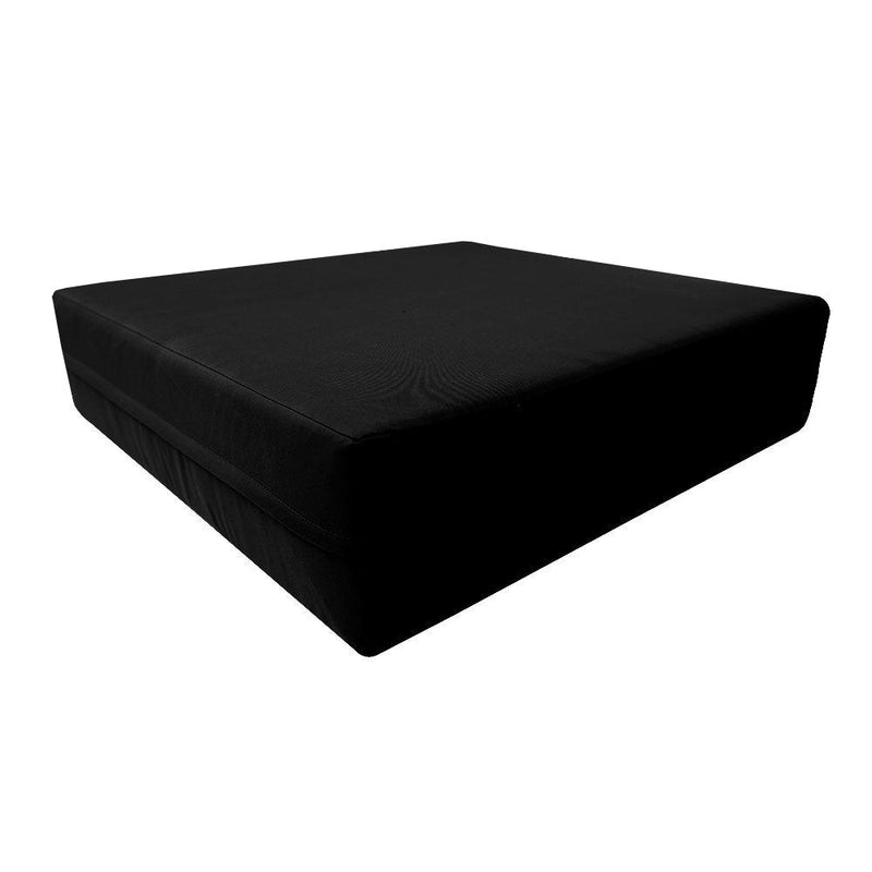 Knife Edge Medium 24x26x6 Deep Seat Back Cushion Slip Cover Set AD109