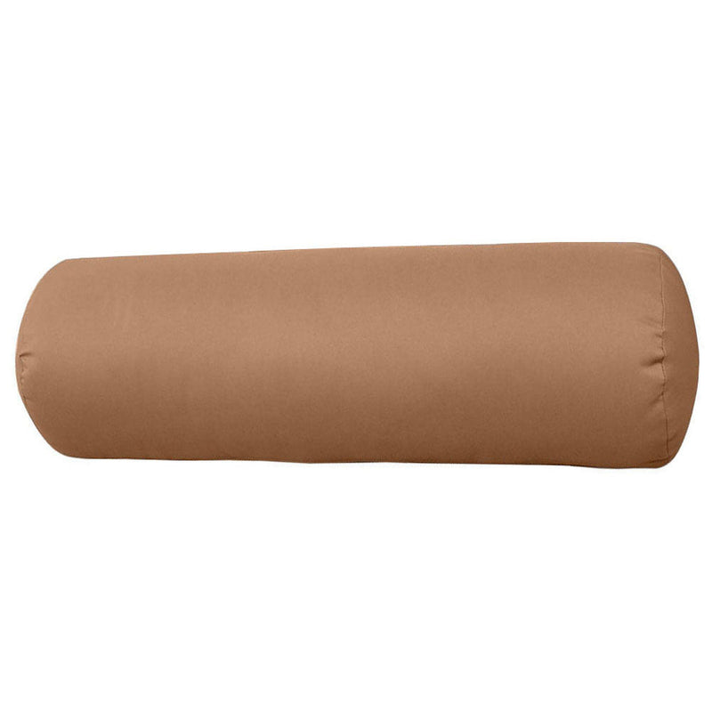 Knife Edge Small 23x6 Outdoor Bolster Pillow Cushion Insert Slip Cover AD104