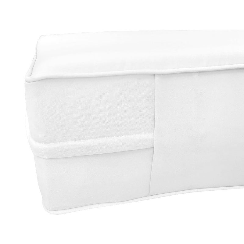 Pipe Trim 6" Twin Size 75x39x6 Outdoor Daybed Fitted Sheet Slip Cover Only -AD106