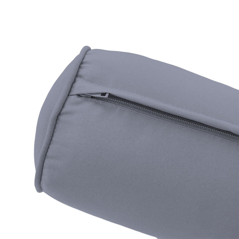 Pipe Trim Large 26x30x6 Outdoor Deep Seat Back Rest Bolster Cushion Insert Slip Cover Set AD001