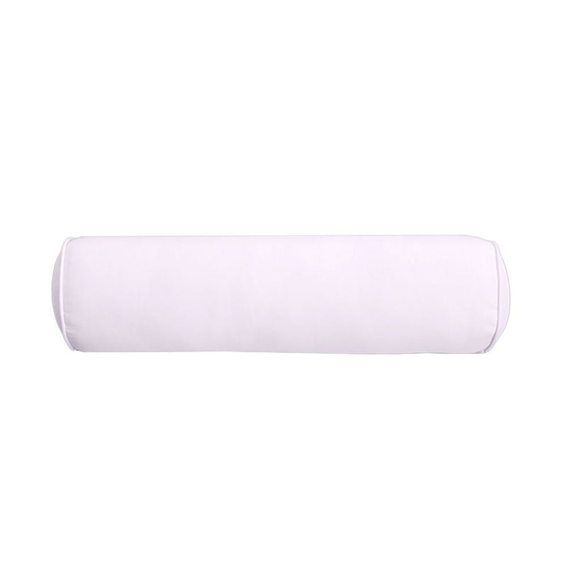 Pipe Trim Large 26x30x6 Outdoor Deep Seat Back Rest Bolster Cushion Insert Slip Cover Set AD107