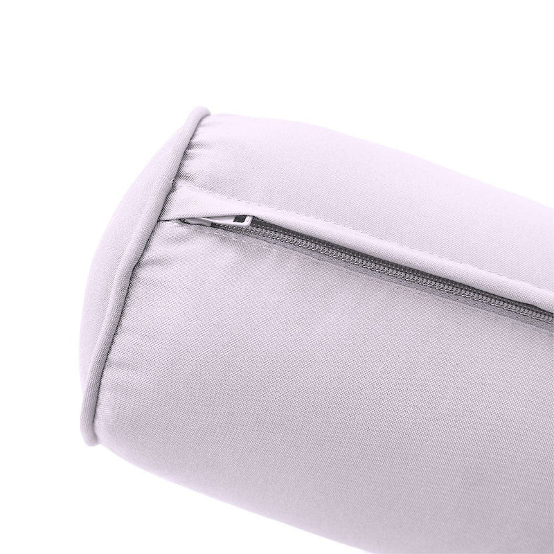 Pipe Trim Large 26x30x6 Outdoor Deep Seat Back Rest Bolster Cushion Insert Slip Cover Set AD107