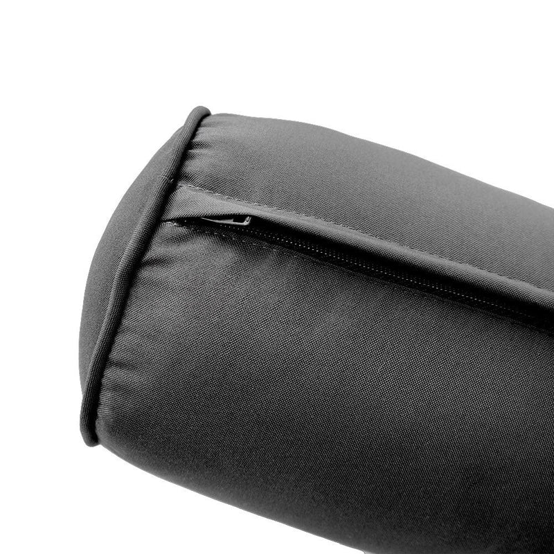 Pipe Trim Small 23x24x6 Outdoor Deep Seat Back Rest Bolster Slip Cover ONLY AD003