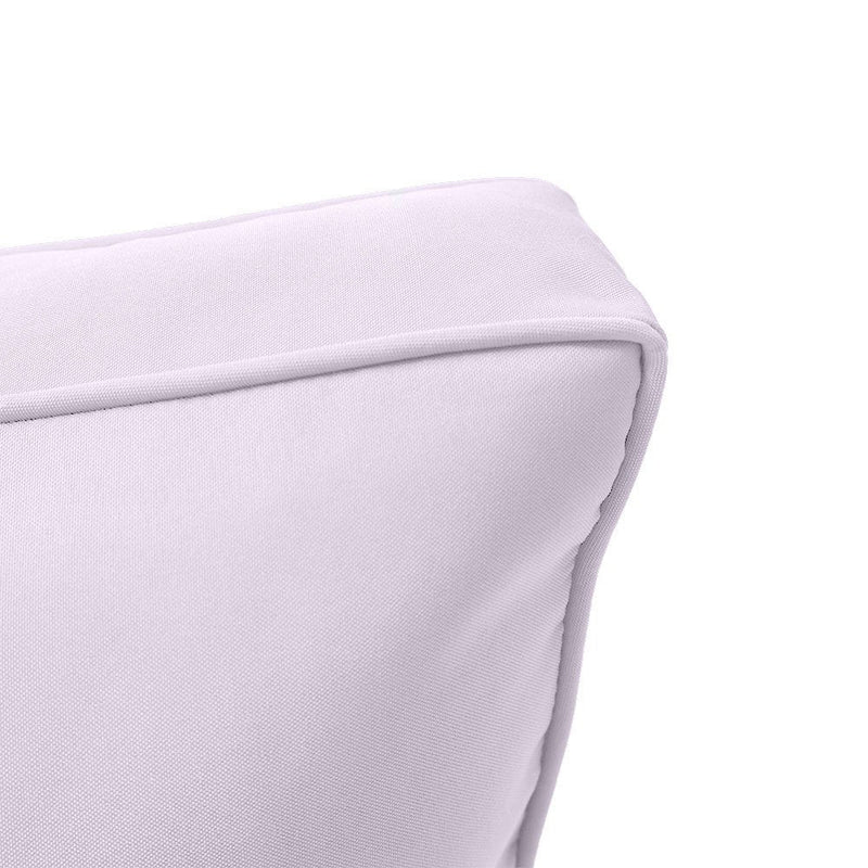 Piped Trim Large 26x30x6 Deep Seat + Back Slip Cover Only Outdoor Polyester AD107