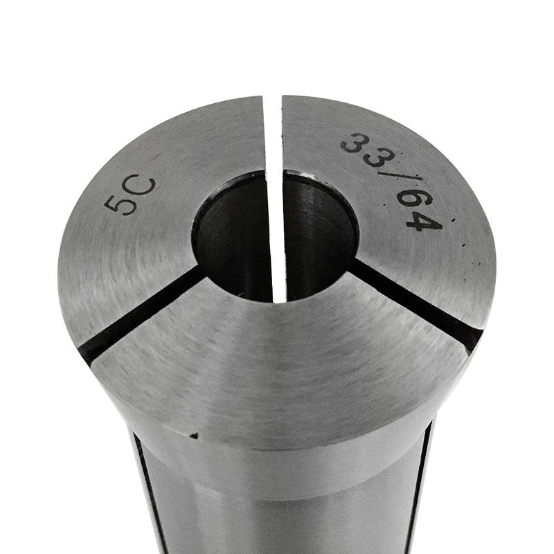 Precision 33/64" 5C Round Collet Bridgeport Lathe Fixture Hardened Ground Steel Milling