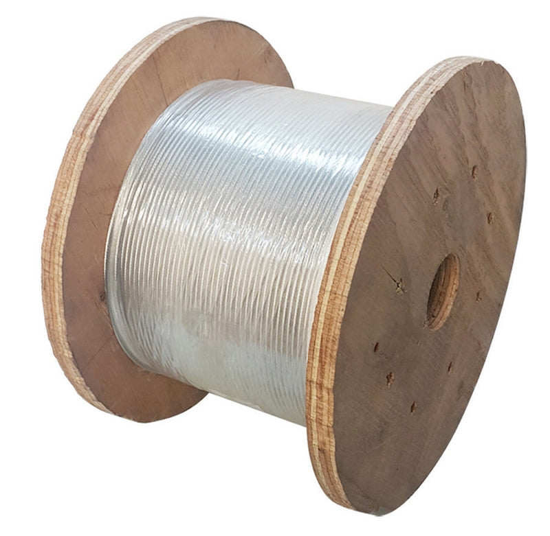 STAINLESS STEEL 316 1/8" - 500 Ft - 1x19 Construction Cable Rail Railing Wire Rope Strand 500 Ft Feet